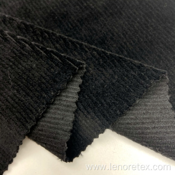 Polyester Cotton Stretch11 Wale Knit Velvet Corduroy Fabric